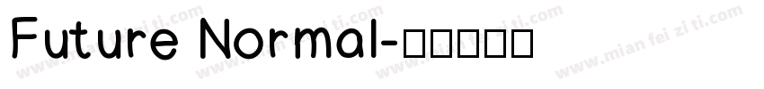 Future Normal字体转换